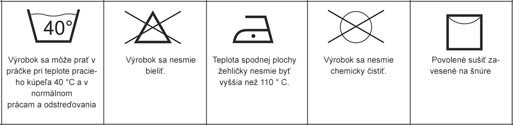 Pracie symboly záclon