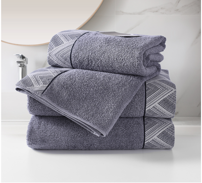 Froté uteráky a osušky Denim 24 - modro-sivá Froté uteráky a osušky Denim 24 - modro-sivá