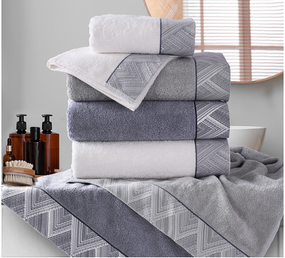 Froté uteráky a osušky Denim 24 - modro-sivá