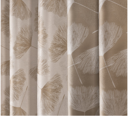 Metrážny žakárový záves Z91 – latte – šírka 150 cm (1)