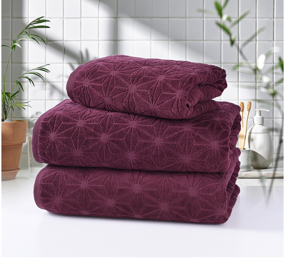 Froté uteráky a osušky Velvet 27 - bordó Froté uteráky a osušky Velvet 27 - bordó