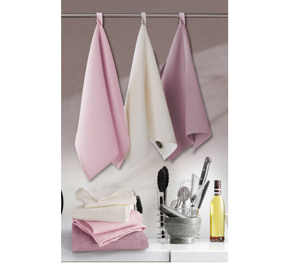 Súprava 3 bavlnených utierok UT22 – tóny fialovej – 40 × 60 cm Súprava 3 bavlnených utierok UT22 – tóny fialovej – 40 × 60 cm