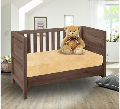 Froté plachta PREMIUM do postieľky FD4 – marhuľová – 60–70 × 120–140 cm Froté plachta PREMIUM do postieľky FD4 – marhuľová – 60–70 × 120–140 cm